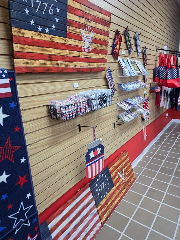 Wooden Flag Artwork Image