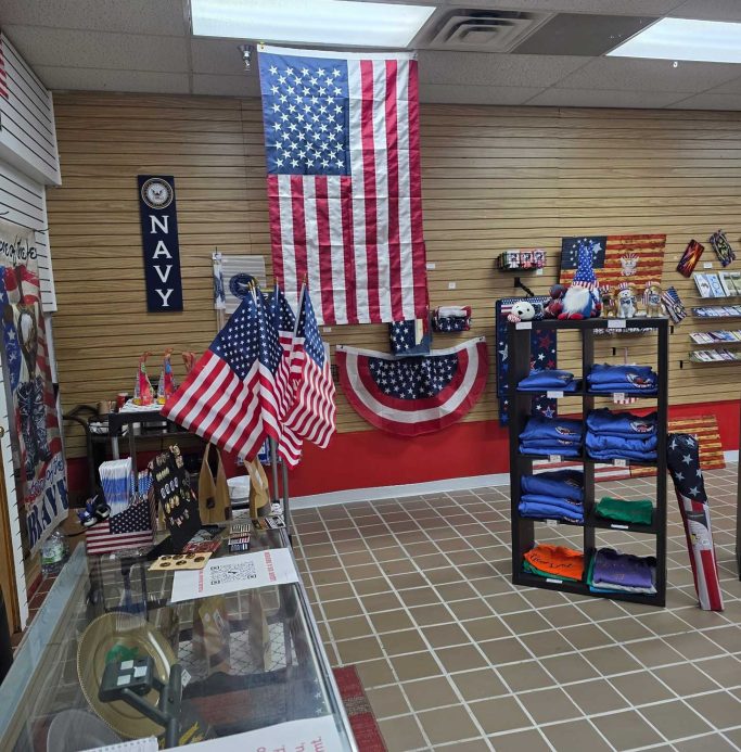 American & Military Flags Image